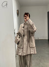 Mutedance 24 Autumn and Winter Flower Dye Jacket MD-MD24FW36-GRAY MD24FW34 MD24FW36